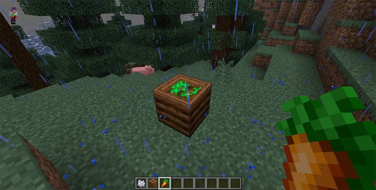 Composteira no Minecraft