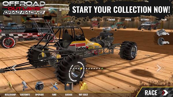 <p>体验极致越野竞速的快感！<strong>Offroad Outlaws Drag Racing APK</strong> 是一款革新移动端竞速游戏的力作，现已登陆Google Play。这款游戏不仅仅是速度的比拼，更是对驾驶技巧在崎岖地形的极限挑战。由Battle Creek Games倾力打造，Offroad Outlaws Drag Racing APK 将挑战与刺激完美融合，带您在Android设备上征服狂野赛道，称霸竞速领域。</p>
<h2>Offroad Outlaws Drag Racing APK 最新更新内容</h2>
<p>Offroad Outlaws Drag Racing游戏持续更新，为玩家带来一系列全新功能，旨在提升肾上腺素飙升感、技能提升、社区互动、自定义满足感和竞技快感。最新更新亮点：</p>
<ul>
<li><strong>升级的车辆物理引擎</strong>: 体验更真实的操控感，在挑战性地形中磨练您的驾驶技巧。</li>
<li><strong>全新角色设定</strong>:  更深入的游戏角色设定，带来策略性和个性化体验。</li>
<li><strong>扩展的自定义选项</strong>:  新增更多部件和贴花，满足您对个性化定制的极致追求。</li>
<li><strong>新增赛道</strong>:  全新赛道环境，带来紧张刺激的肾上腺素飙升和竞技快感。</li>
</ul>
<p><img src=