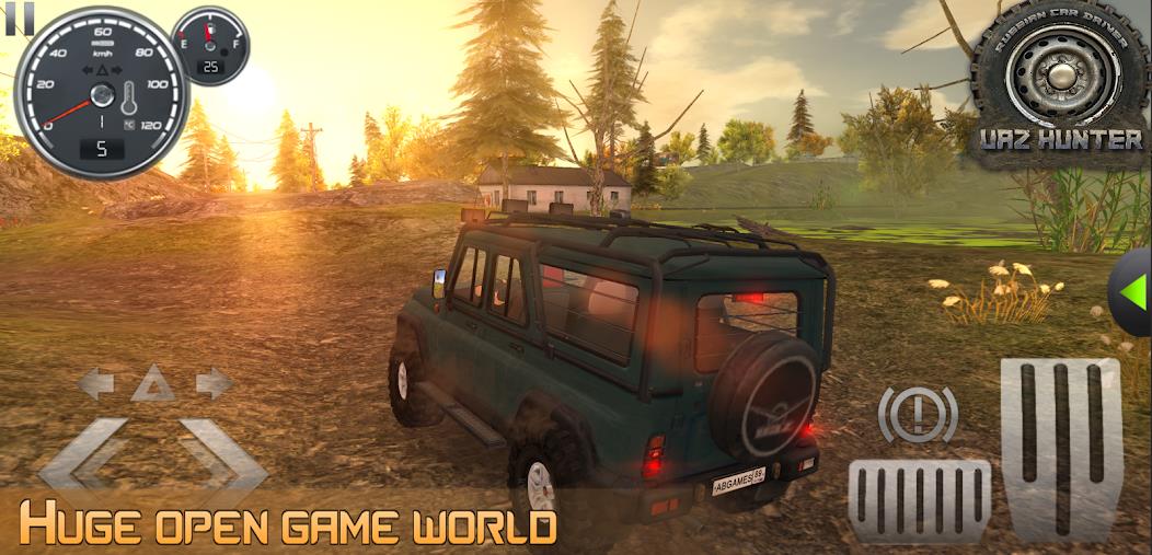 Russian Car Driver UAZ HUNTER Mod 螢幕截圖 0