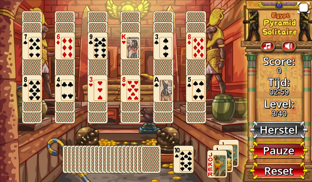 Egypt Pyramid Solitaire Captura de tela 2