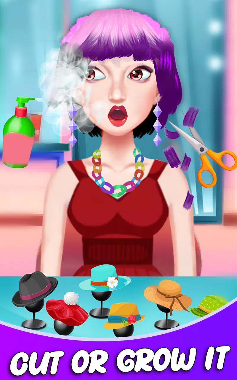 Fashion Girls Hair Salon Games Ảnh chụp màn hình 2