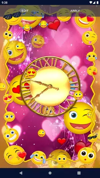 Schermata Cute Emoji Live Wallpaper 2