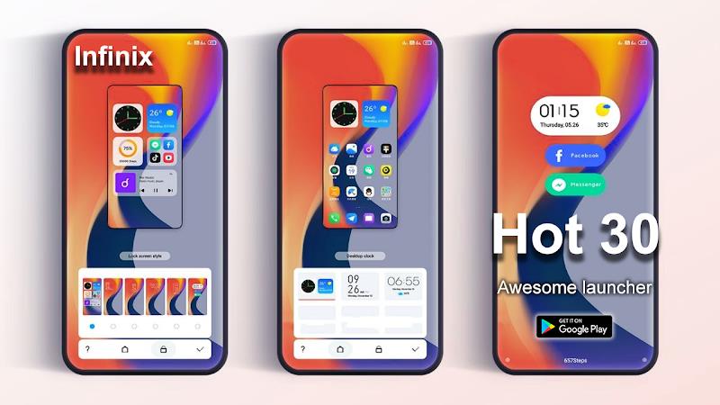 Infinix Hot 30 Launcher:Themes Schermafbeelding 2