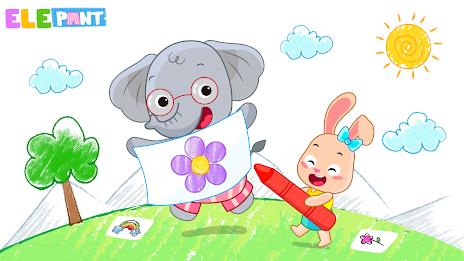 ElePant: Drawing apps for kids ภาพหน้าจอ 0