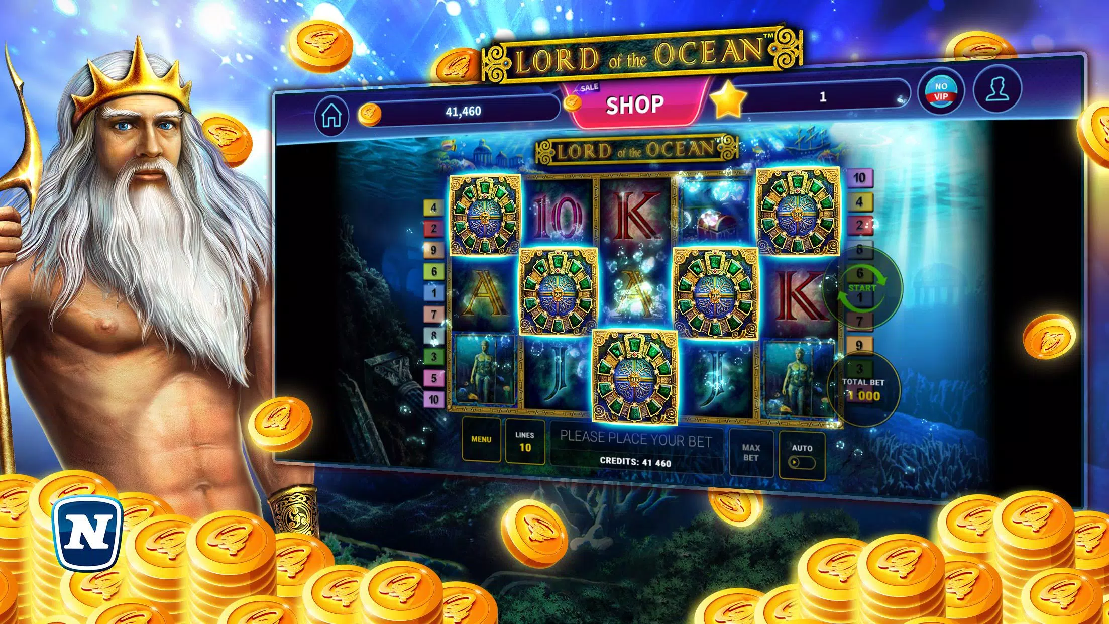 Lord of the Ocean™ Slot स्क्रीनशॉट 0