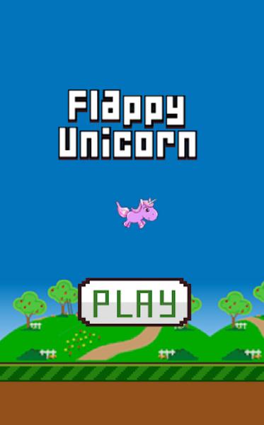 Flappy Unicorn ภาพหน้าจอ 0