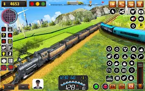 Uphill Train Track Simulator スクリーンショット 3