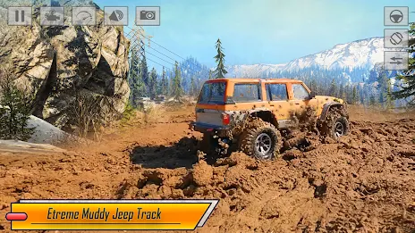 Offroad Driving Jeep Simulator Zrzut ekranu 0