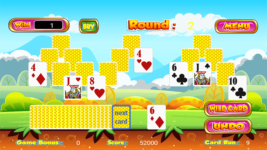 Tri Towers Tri Peaks Solitaire Screenshot 2