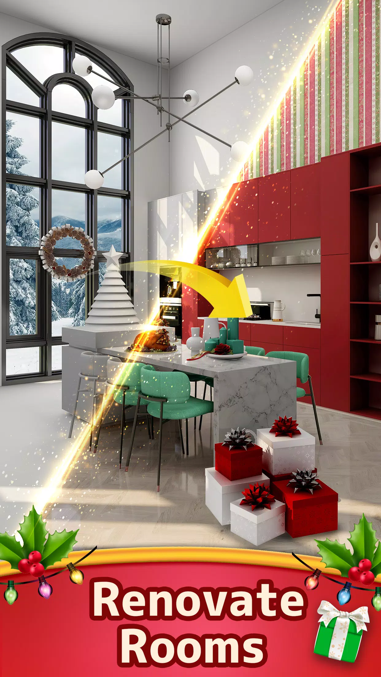 Christmas Match: Home Design 스크린샷 1