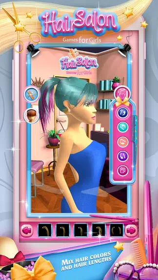 Hair Salon Games for Girls Captura de tela 3