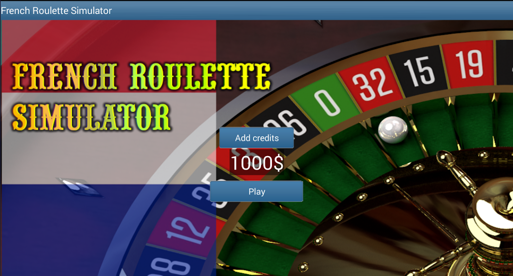 French Roulette Simulator স্ক্রিনশট 0