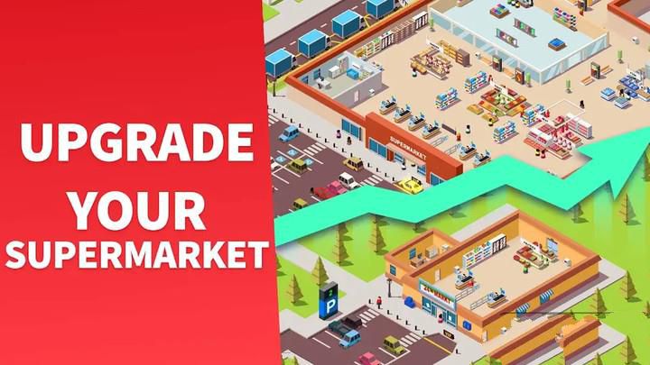 Idle Supermarket Tycoon Tiny Shop Game Zrzut ekranu 2