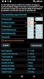 Classic stair calculator Tangkapan skrin 0