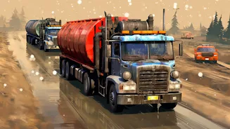 Oil Cargo Transport Truck Game স্ক্রিনশট 3