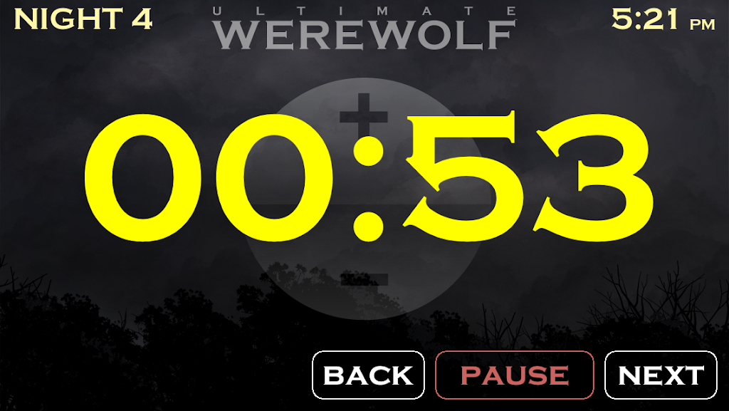 Ultimate Werewolf Timer 螢幕截圖 2