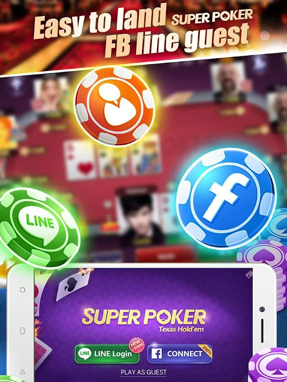Super Texas Poker--Best Free Texas Hold'em poker Captura de tela 2