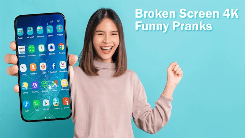 Broken Screen 4K Pranks Funny ภาพหน้าจอ 3