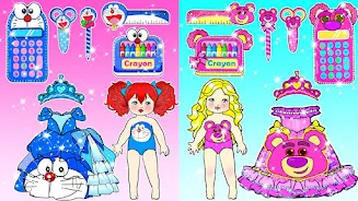 chibi doll dress up makeover Zrzut ekranu 3