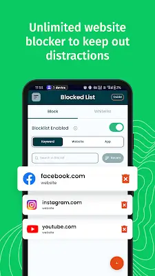 BlockerX: Porn Blocker/ NotFap Ekran Görüntüsü 3