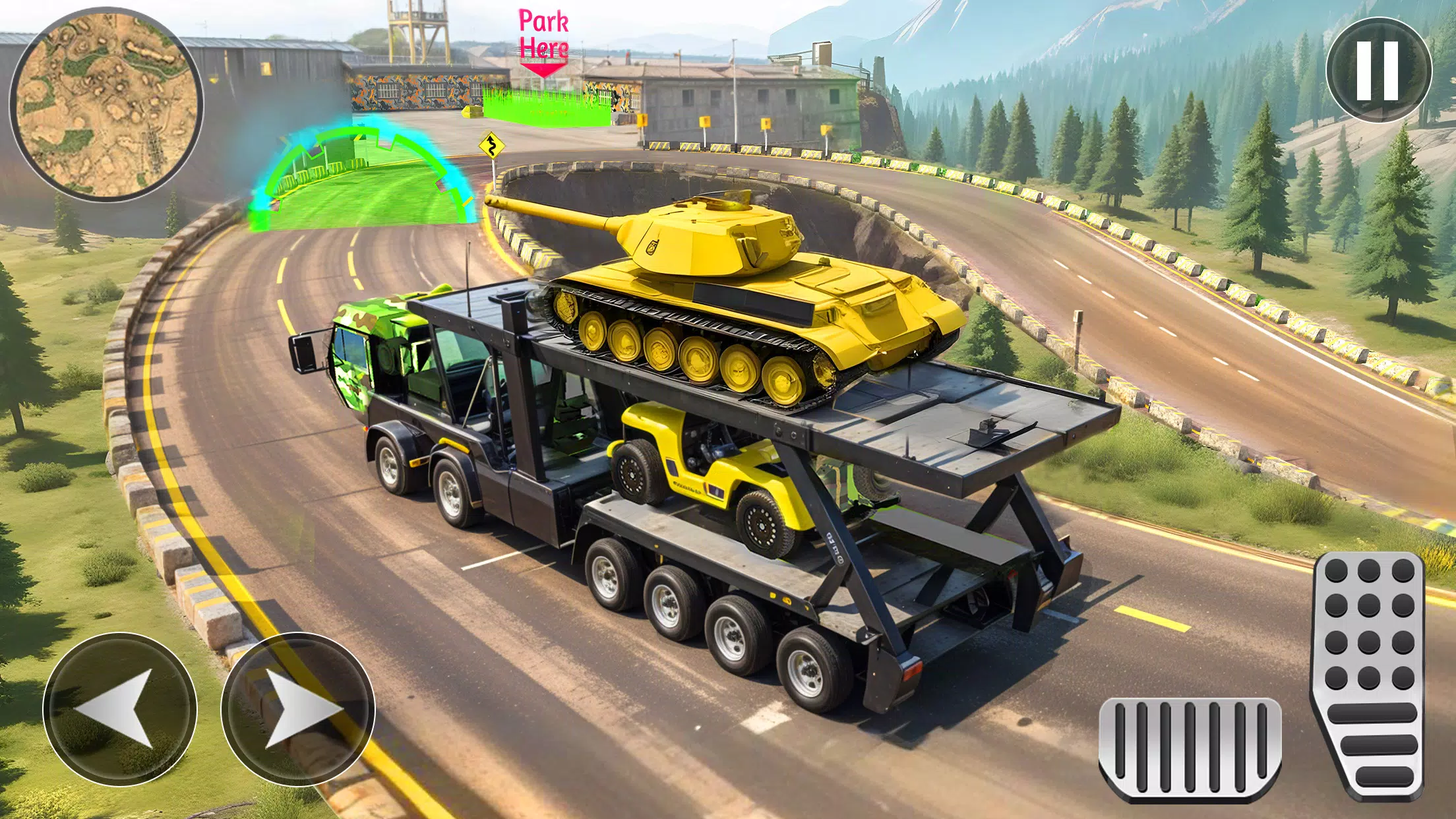 Army Cargo Truck Driving Games Tangkapan skrin 3