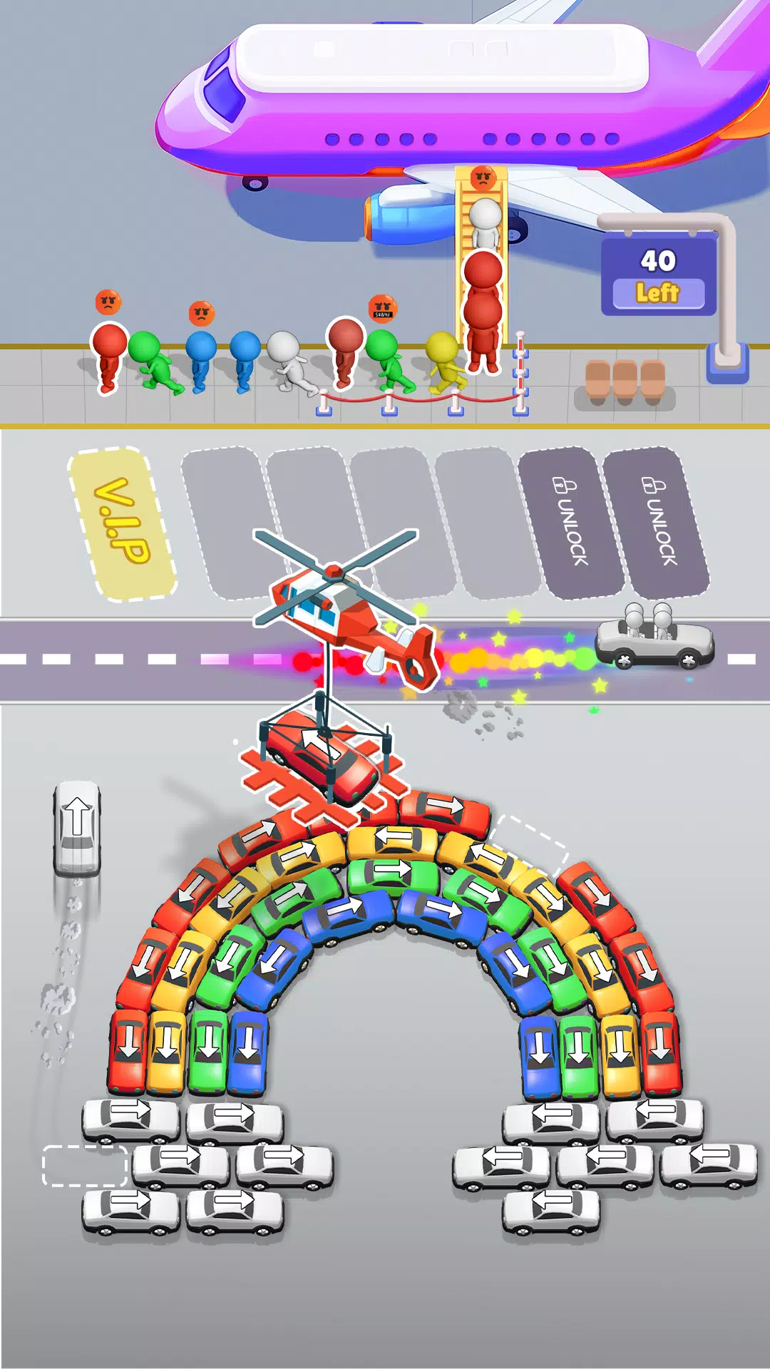 Bus Sort Jam: Parking Puzzle Screenshot 1