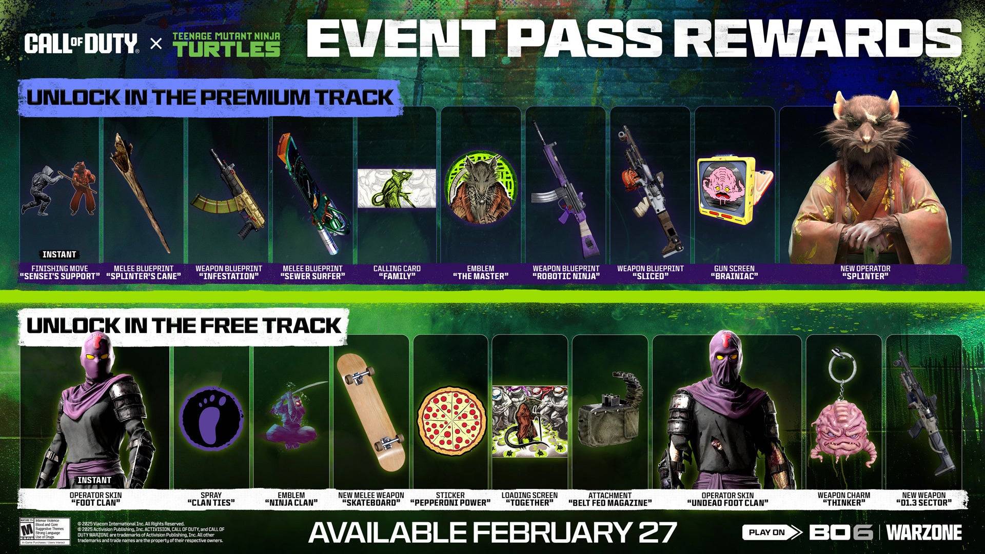 The Turtles event pass is just the second ever in Call of Duty. Image credit: Activision Publishing.