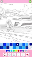 Car coloring games - Color car Скриншот 0