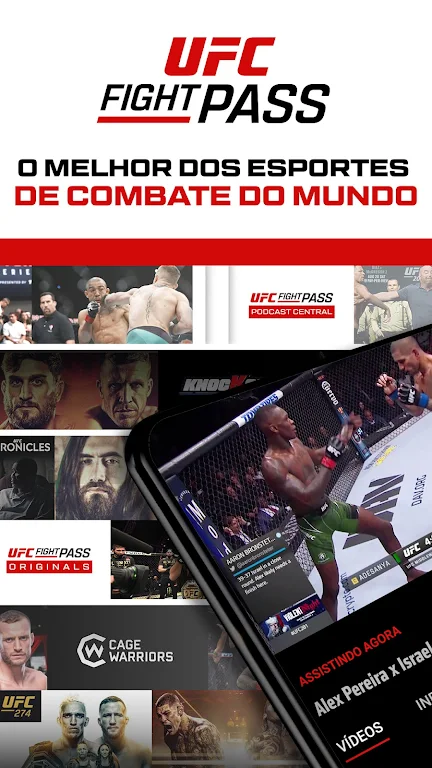 UFC Fight Pass - MMA ao vivo 螢幕截圖 0