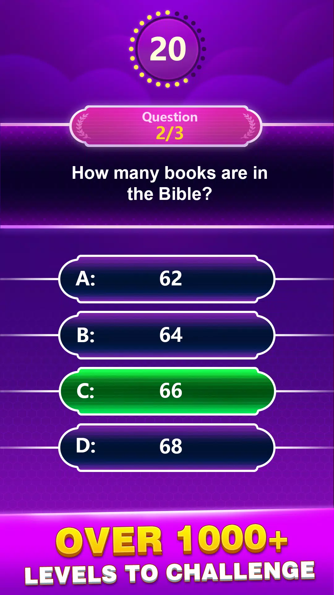 Bible Trivia Ekran Görüntüsü 1