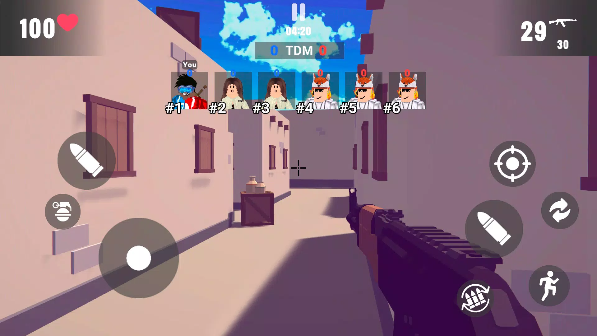 Gunfight Arena: Obby Shooter 螢幕截圖 1