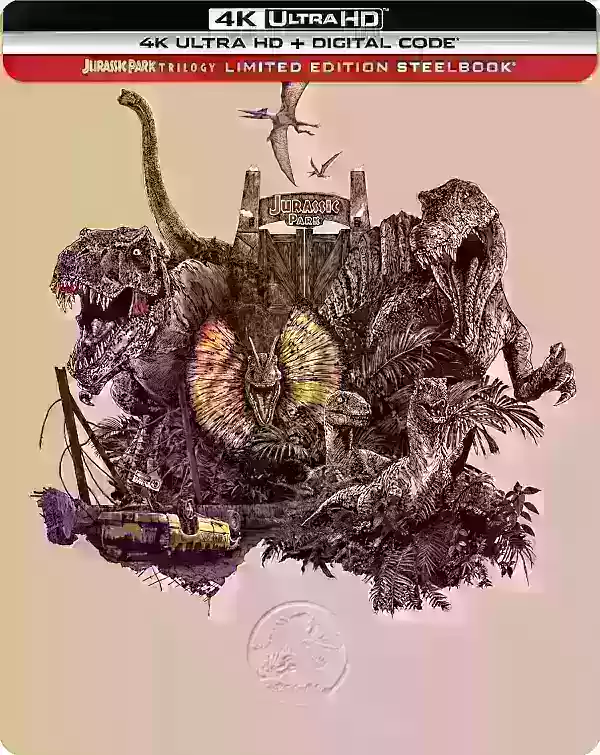 Jurassic Park Trilogy 4K Cover Steelbook