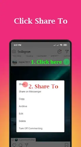 Repost - Video Downloader Tangkapan skrin 0