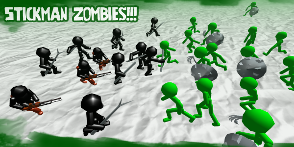 Stickman Simulator: Zombie War Schermafbeelding 2