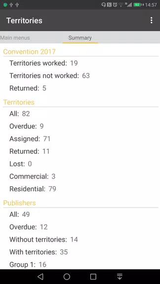 Congregation Territories ภาพหน้าจอ 1