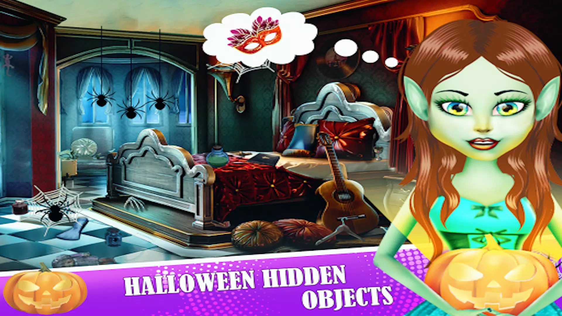 Halloween Hidden Objects 2024 Schermafbeelding 1