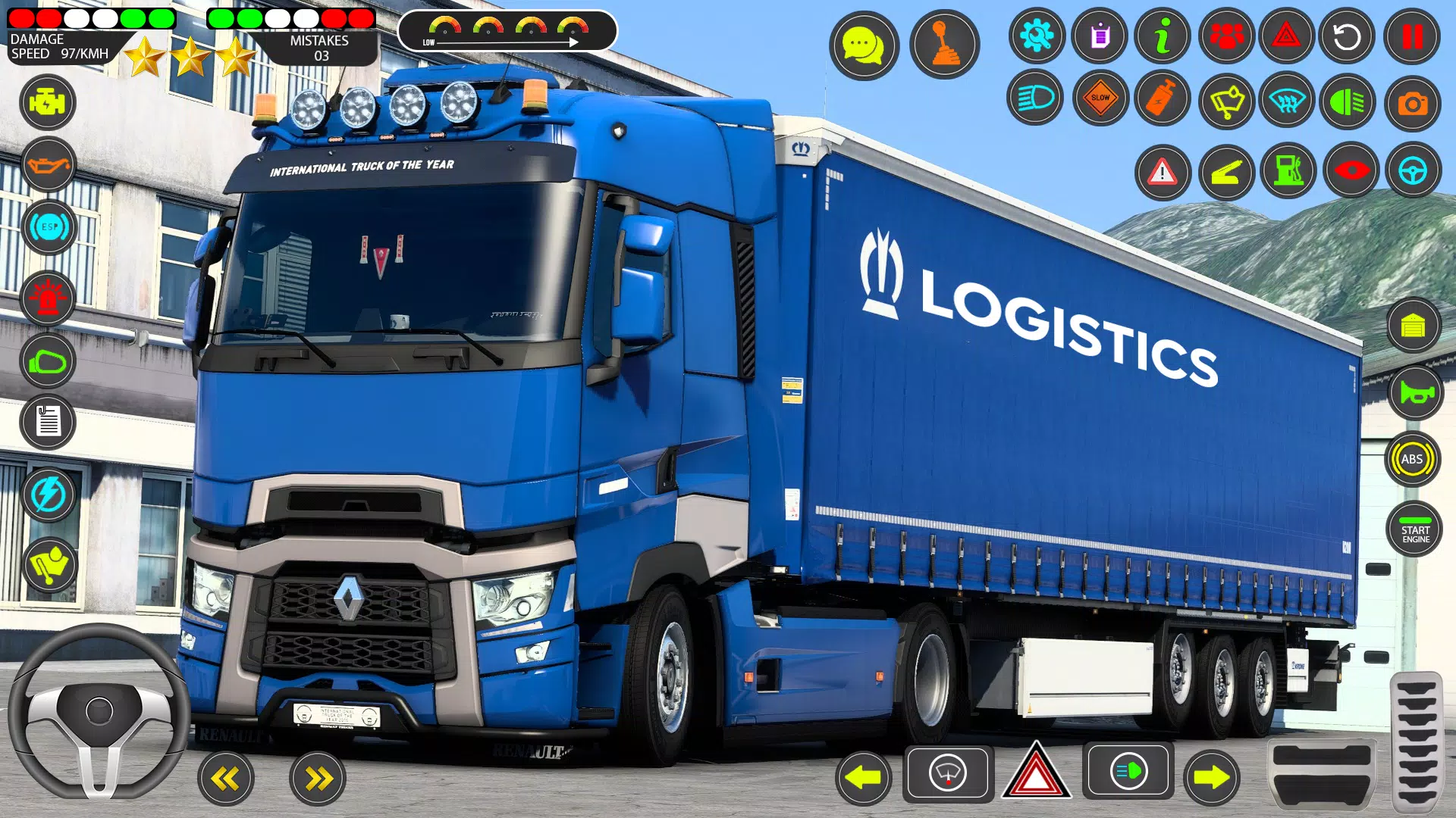 Euro Truck Games Sim 3d Capture d'écran 2