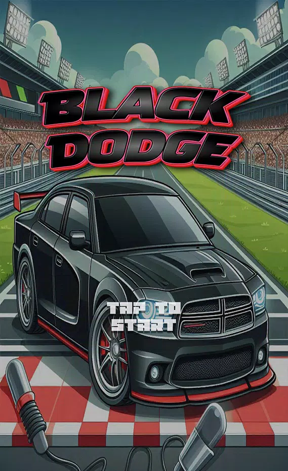 Black Dodge Car Game 스크린샷 0