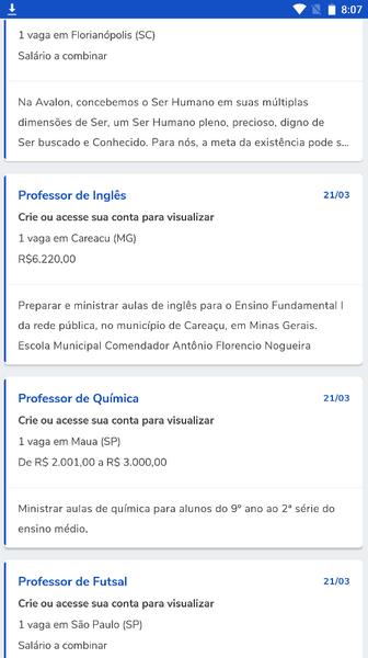 Vagas de Emprego: Catho Screenshot 3