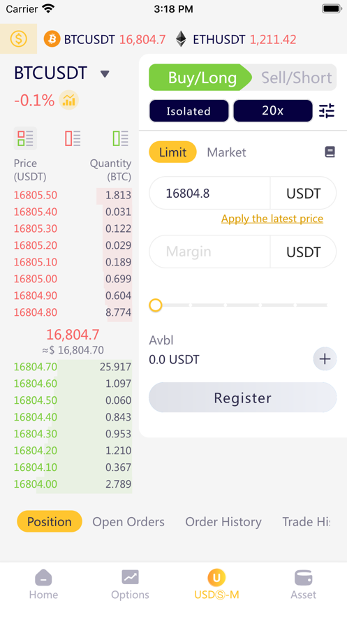 FTK Bitcoin & ETH Exchange स्क्रीनशॉट 3