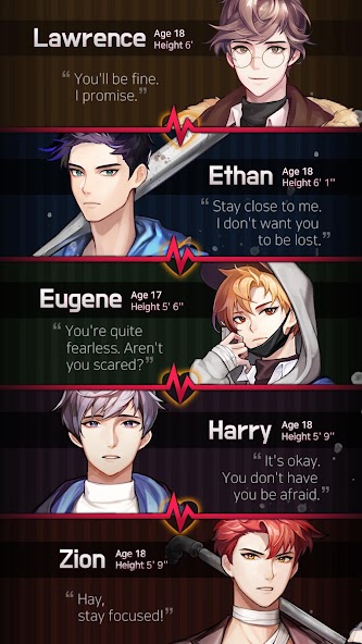 Schermata Dangerous Fellows:Otome Dating Mod 2