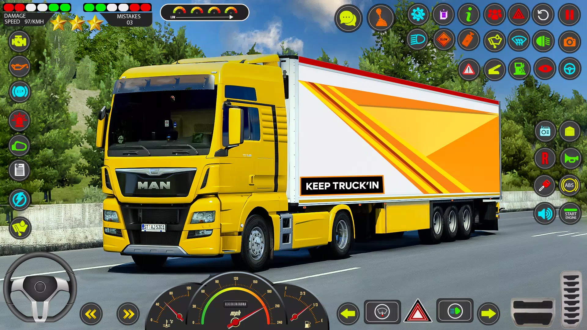 Euro Truck Games Sim 3d 螢幕截圖 0