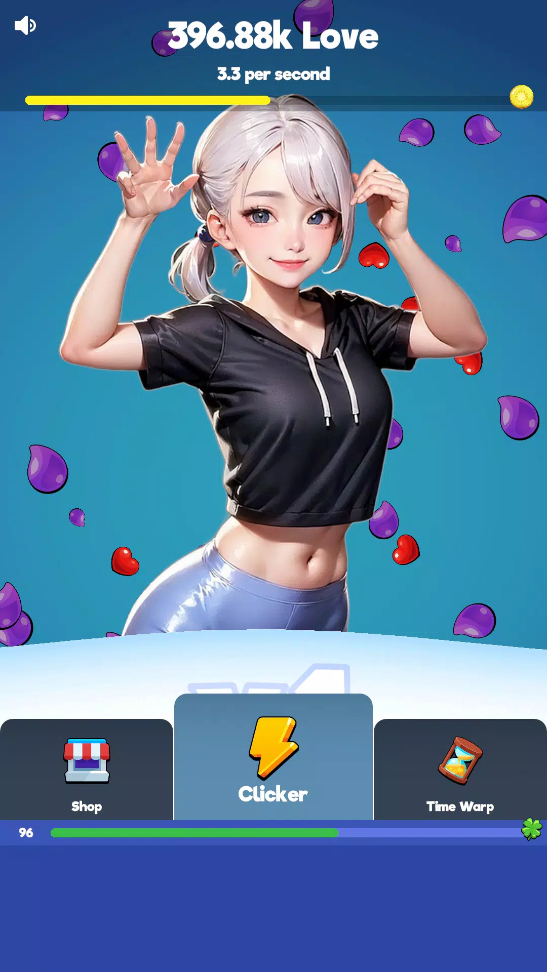 Sexy touch girls: idle clicker Tangkapan skrin 1