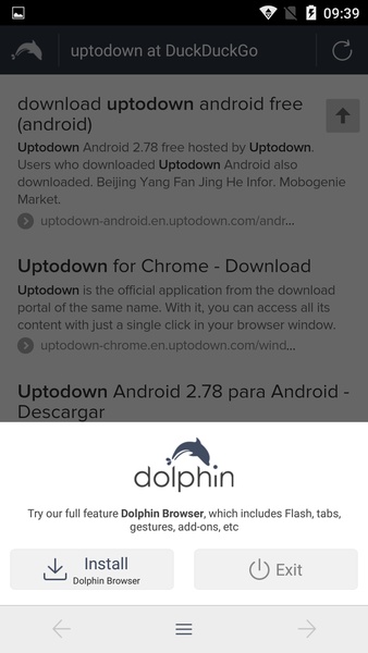 Dolphin Zero Браузер инкогнито Скриншот 0