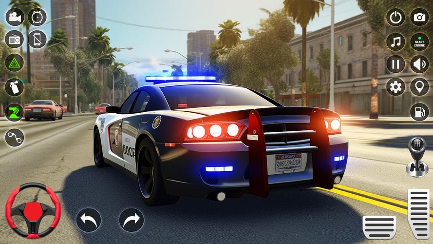 Cop Car Parking: Driving Games Captura de pantalla 0