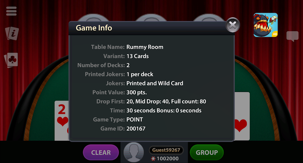 Play Indian Rummy: 13 Cards & Pool Rummy Online スクリーンショット 1