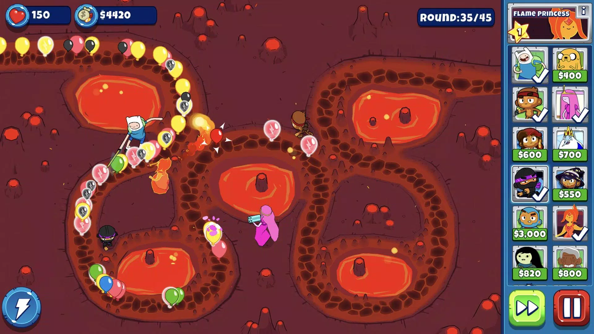 Bloons Adventure Time TD Capture d'écran 3