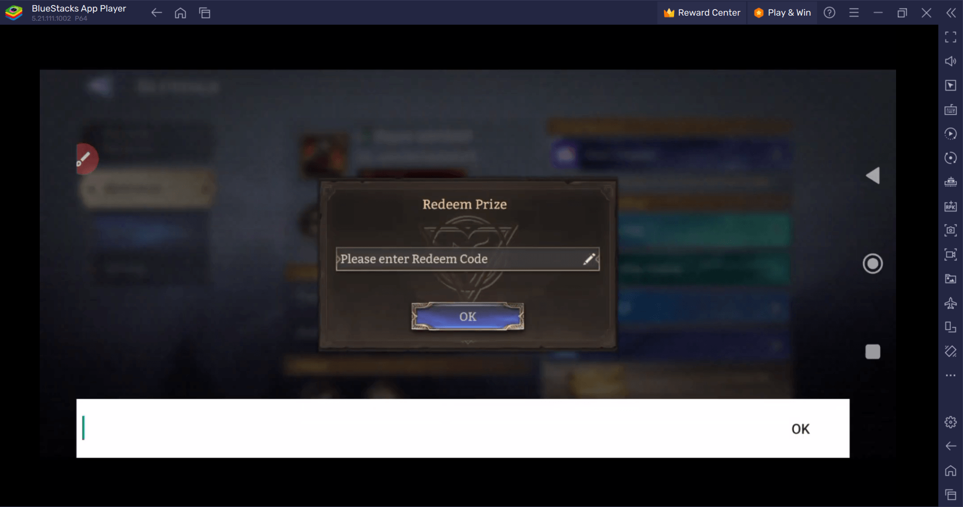 Watcher of Realms Tiyakin ang tumpak na pagpasok ng code, kabilang ang capitalization.  Kopyahin at i -paste ay inirerekomenda. </p>
.
<p> <strong> Mga Limitasyon sa Paggamit: </strong> Ang ilang mga code ay may limitadong mga pagtubos.
</p> <hr /> mga paghihigpit sa rehiyon: <ul> ay maaaring maging tiyak sa rehiyon.
<li>
<strong> Para sa isang na -optimize na karanasan sa paglalaro, isaalang -alang ang paglalaro ng </strong> sa PC gamit ang Bluestacks na may keyboard at mouse para sa pinahusay na kontrol at isang mas malaking screen.                    </div>
                </div>
                                <div style=