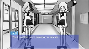 Schermata A Quick Rejection: a rushed visual novel. 0