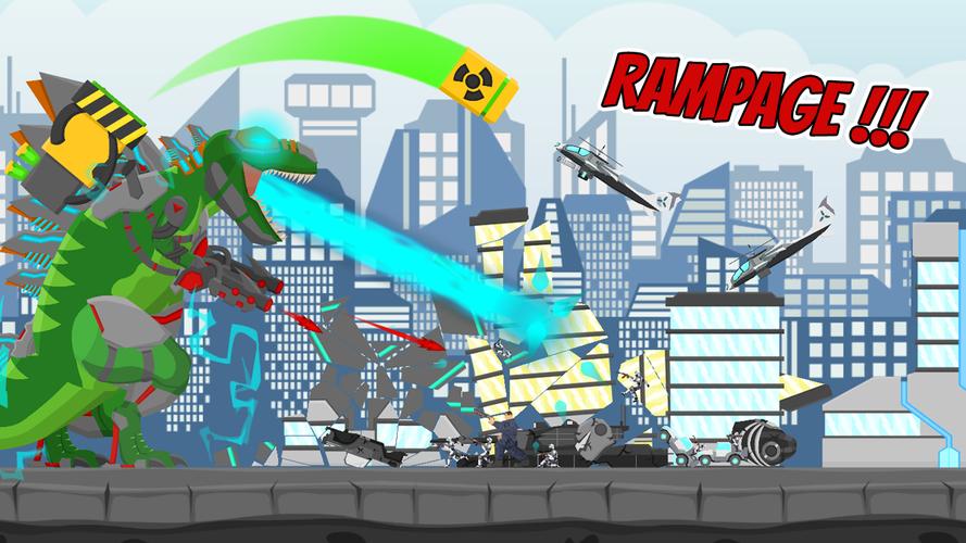 Cyborg Titan Rex: City Rampage 스크린샷 3